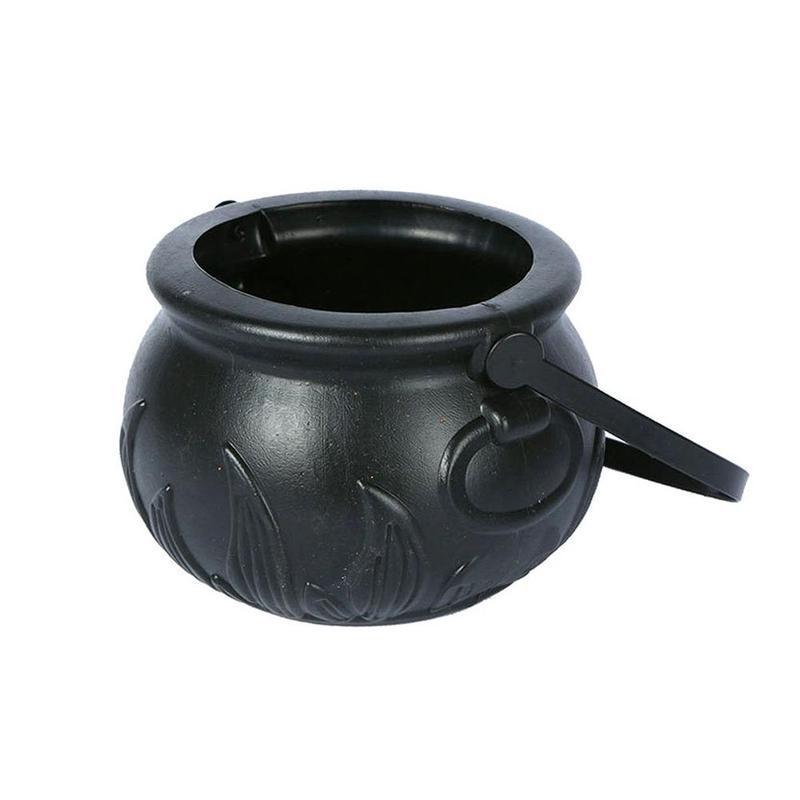 Halloween Witch Cauldron Smoke Machine | LED Color-Changing Humidifier Decor