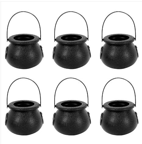 Halloween Witch Cauldron Smoke Machine | LED Color-Changing Humidifier Decor