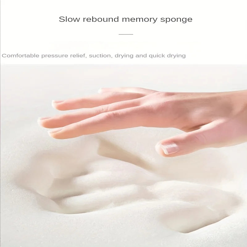 Furry Absorbent Foot Wiping Mat | Non-Slip Entrance & Bathroom Rug