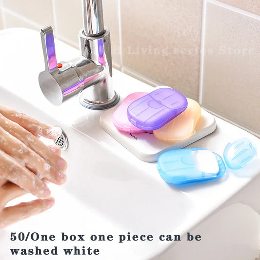 Pocket-Sized Bath Soap Slices | Portable Scented Foaming Hand Soap