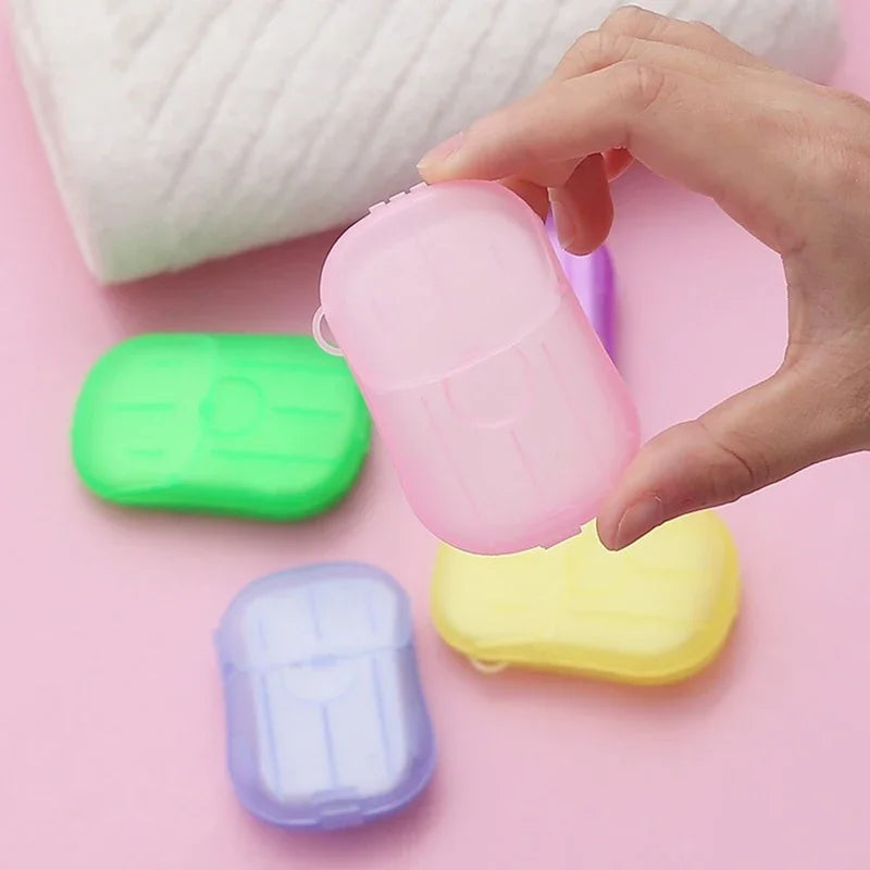 Pocket-Sized Bath Soap Slices | Portable Scented Foaming Hand Soap