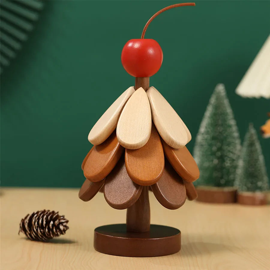 Solid Wood Tree Insulation Pad | Creative Home Decor Festival Gift Pot Mat