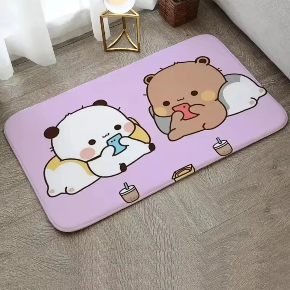 Modern Style VIKAMA Flannel Door Mat | Slip-Resistant Bathroom Mat