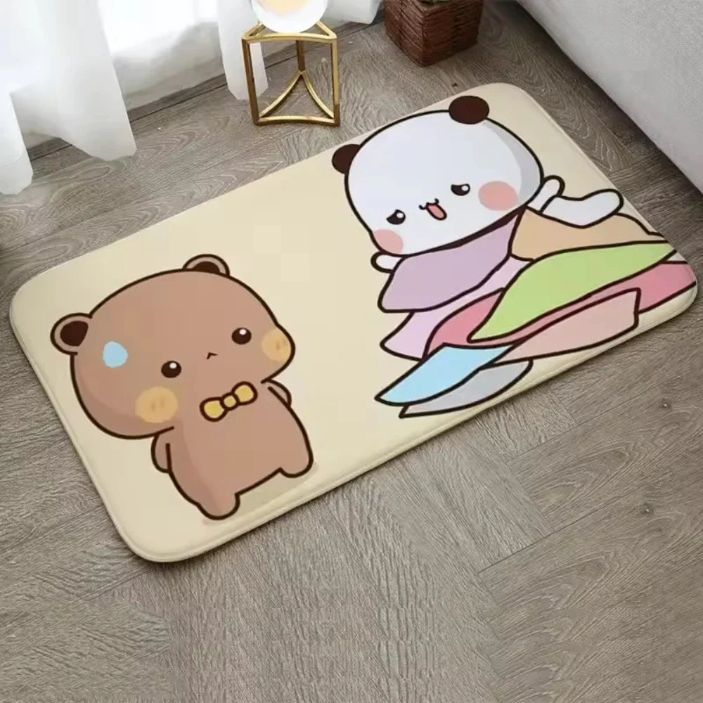 Modern Style VIKAMA Flannel Door Mat | Slip-Resistant Bathroom Mat