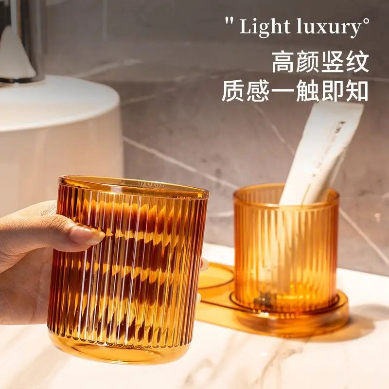 Colorful Bathroom Gargle Cup | Durable Anti-Fall Plastic Tumbler