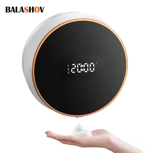Smart Induction Hand Washer | Rechargeable Foam Dispenser with Temp Display