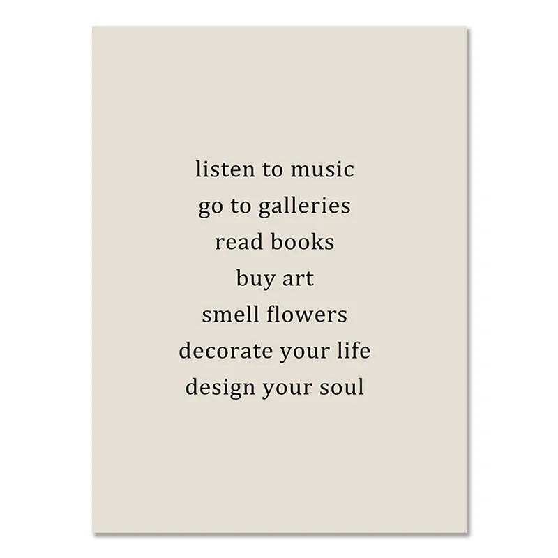 Nordic Black Beige Geometric Wall Art Print | Abstract Boho Canvas Painting