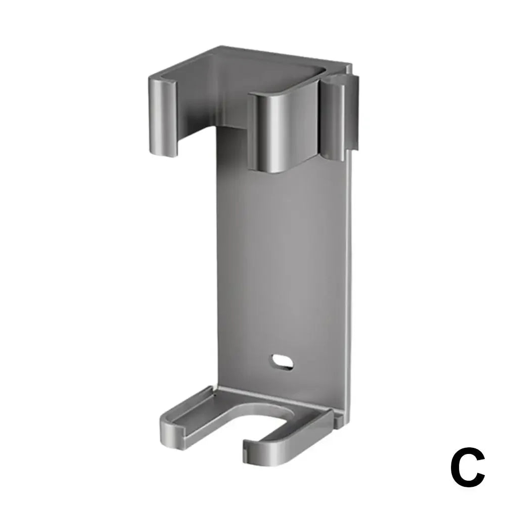 Aluminum Wall Mount Curling Iron Holder | Bathroom Organizer Rack