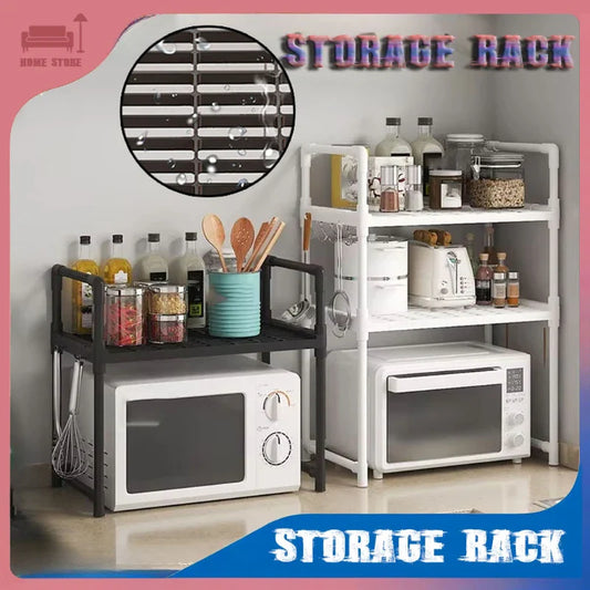 Kitchen Accessories Storage Rack | Multi-Layer Countertop Tidying Shelf