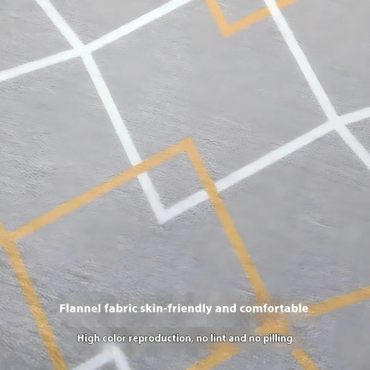 Modern Style VIKAMA Flannel Door Mat | Slip-Resistant Bathroom Mat