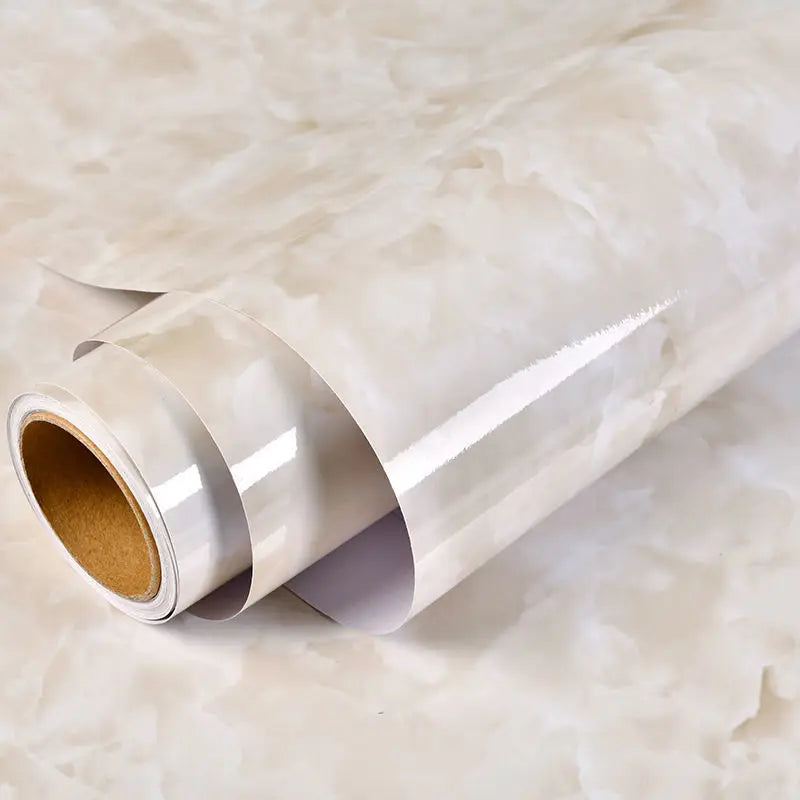 Marble Self-Adhesive Vinyl Film | Waterproof PVC Countertop Wallpaper