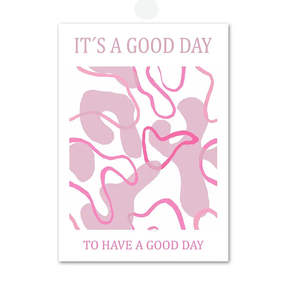 Pink Angel Number & Flower Market Canvas Print | Gallery Wall Art