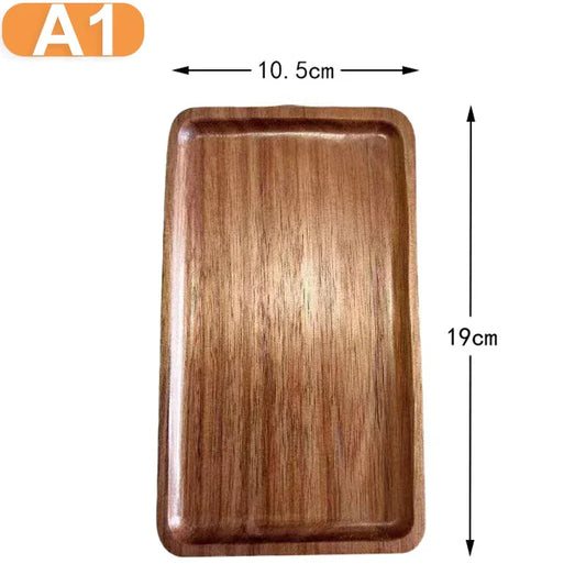 Multipurpose Solid Wood Food Tray | Snack, Fruit, & Bread Board Pallet