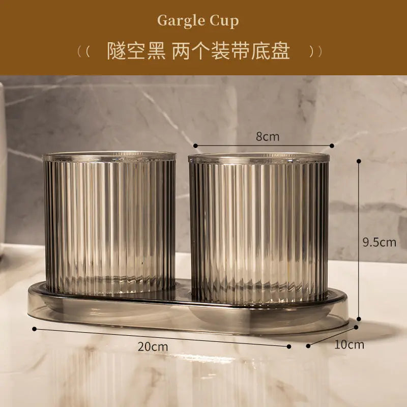 Colorful Bathroom Gargle Cup | Durable Anti-Fall Plastic Tumbler