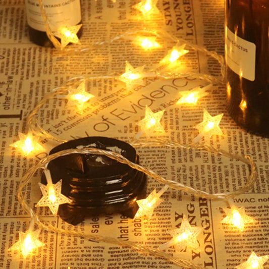 Star Fairy Lights Garland | 1.5m to 10m Christmas, Wedding & Party Decor
