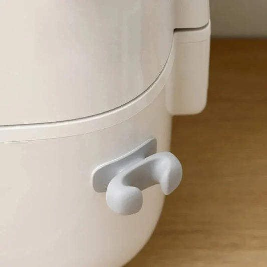Silicone Rice Spoon Holder | Wall-Mounted Kitchen Cooker Spoon Shelf