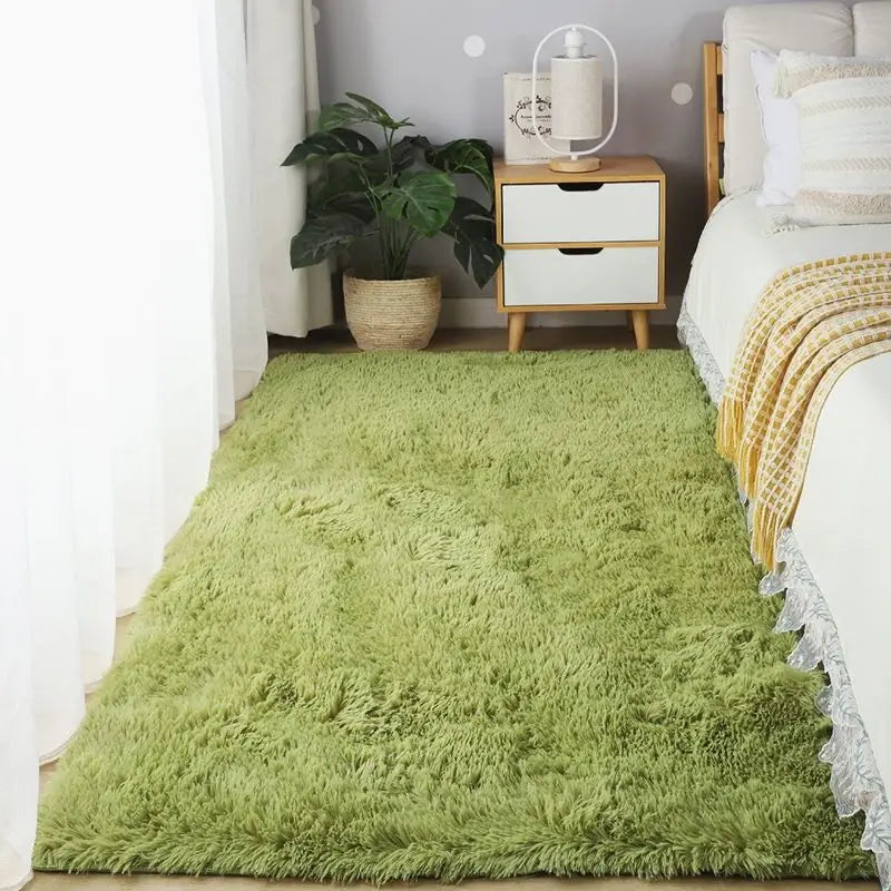 Modern Plush Sofa Carpet | Fluffy Soft Blanket Rug for Living Room Decor