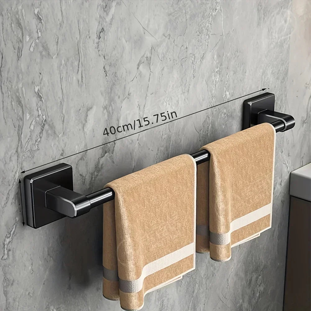 Adhesive Horizontal Towel Rack | Wall Mount Bathroom Accessory