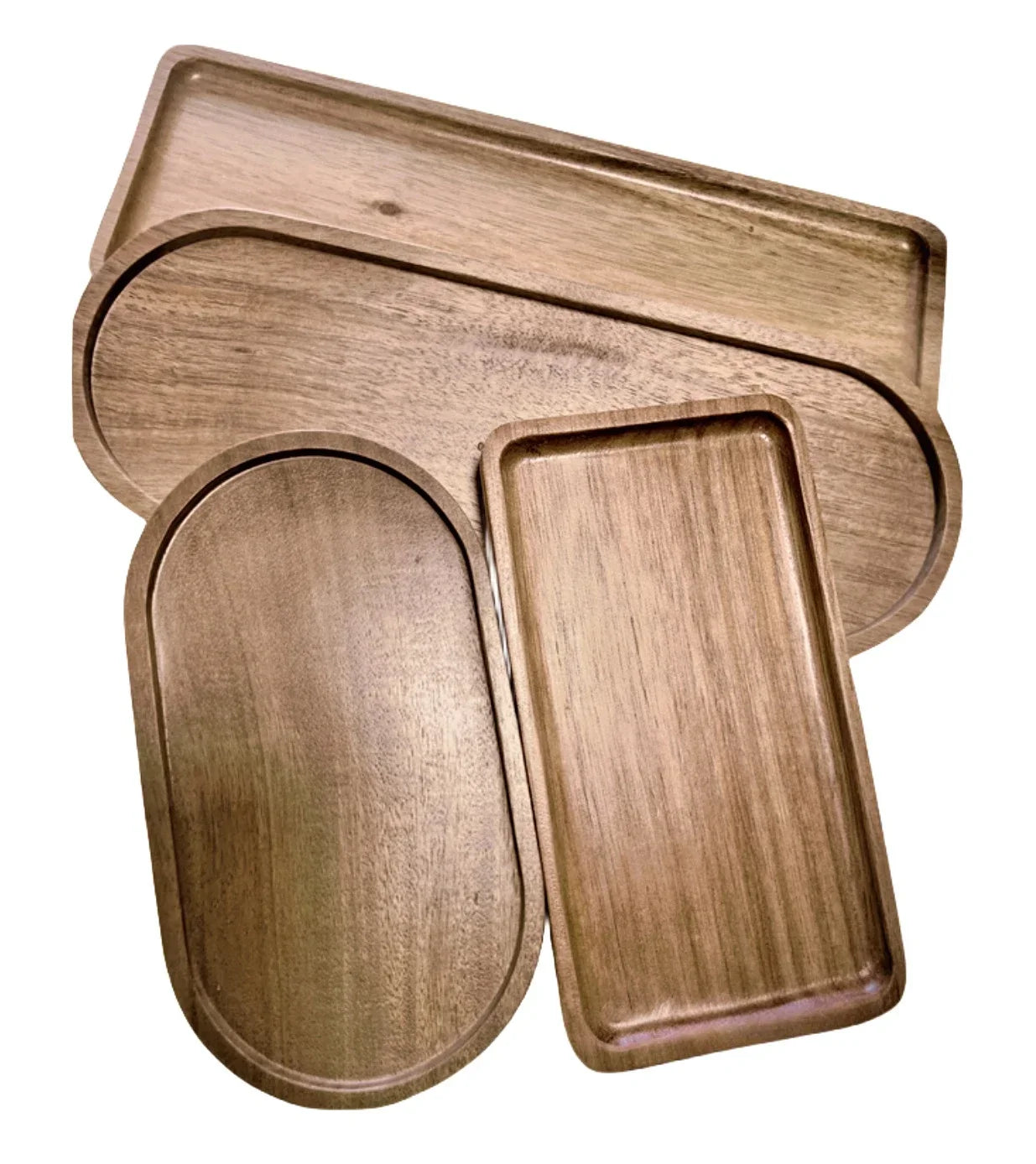 Multipurpose Solid Wood Food Tray | Snack, Fruit, & Bread Board Pallet