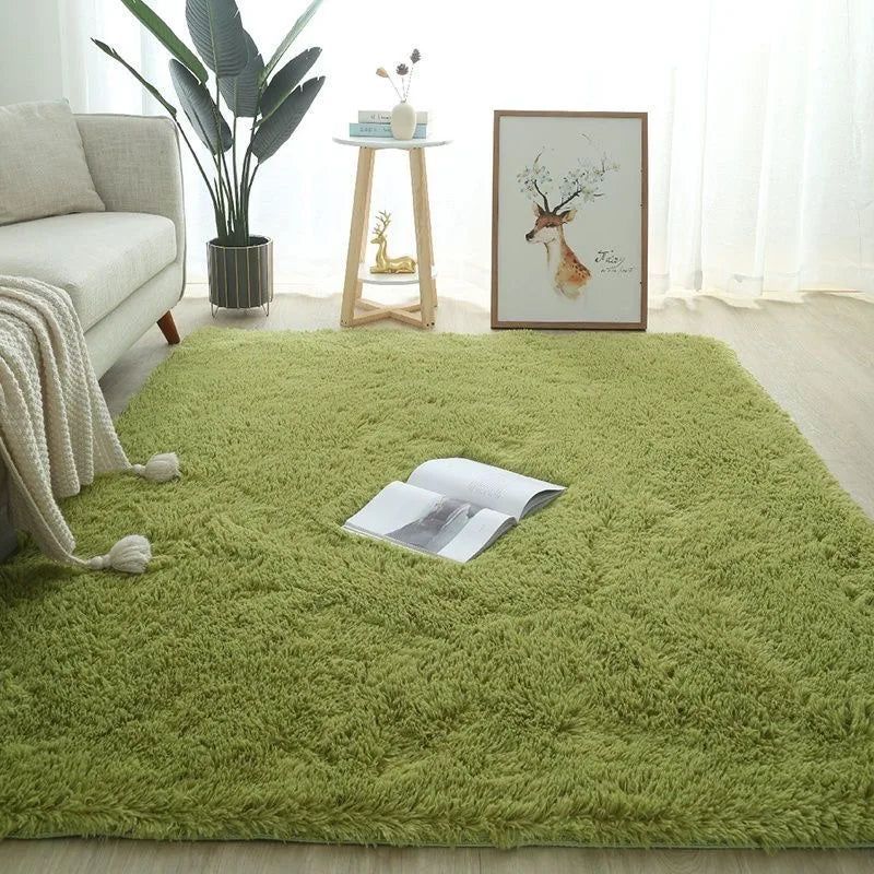 Cute Rainbow Girls' Room Rug | Large Soft Bedside & Children's Floor Mat