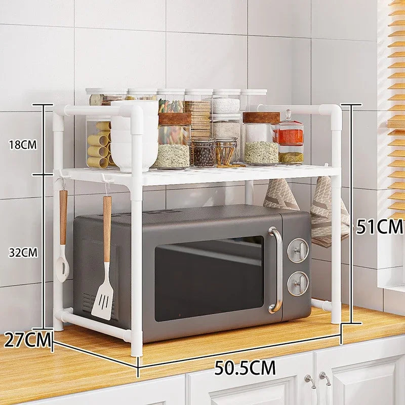 Kitchen Accessories Storage Rack | Multi-Layer Countertop Tidying Shelf