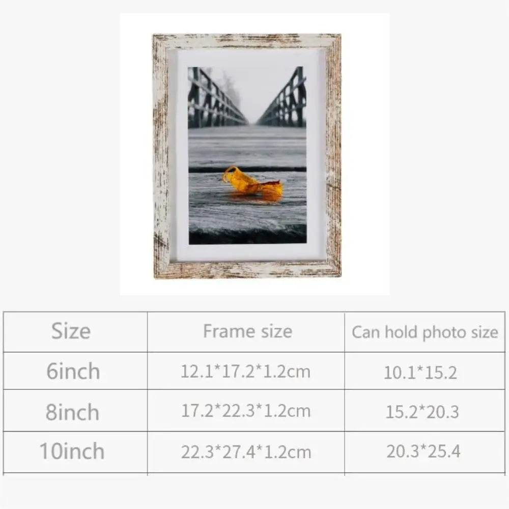 Modern Wooden Picture Frame | Multi-Size Wall & Desktop Decor