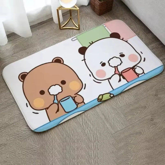 Modern Style VIKAMA Flannel Door Mat | Slip-Resistant Bathroom Mat