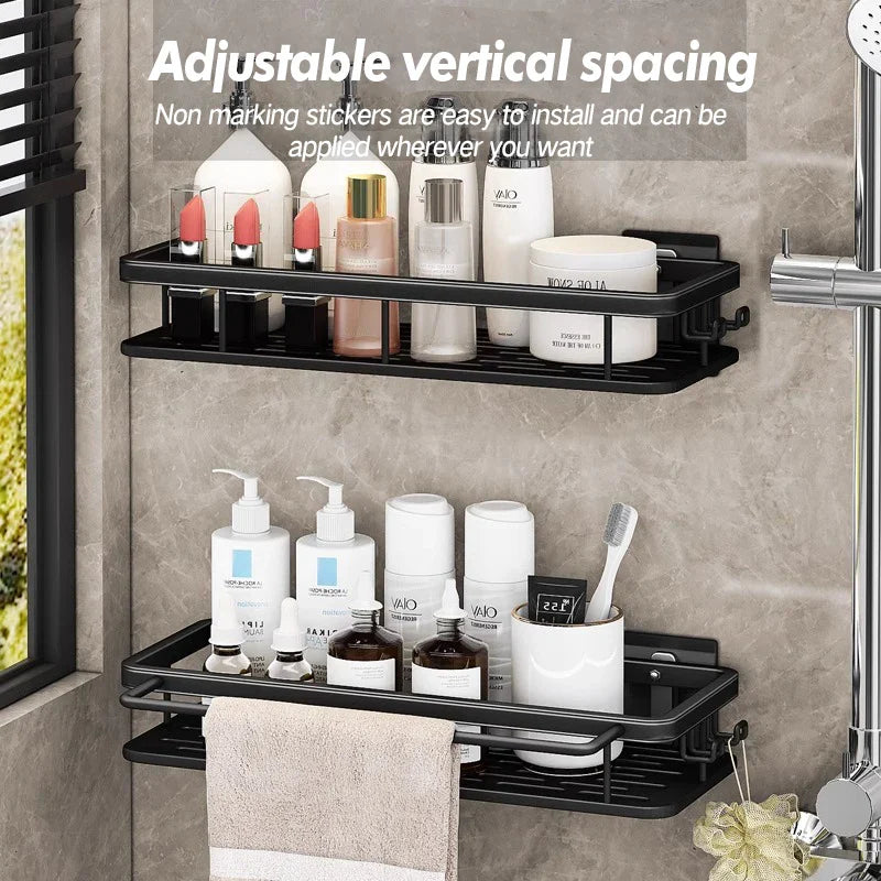 Heavy Duty Stainless Steel Suction Shower Shelf