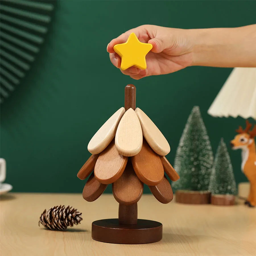 Solid Wood Tree Insulation Pad | Creative Home Decor Festival Gift Pot Mat