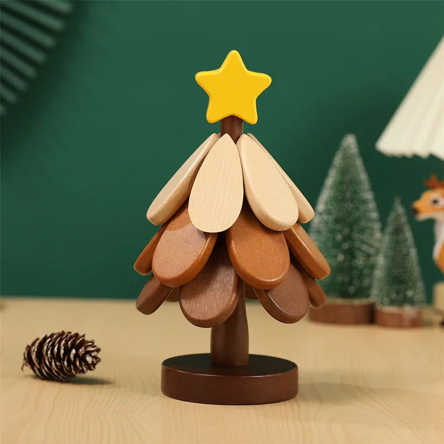 Solid Wood Tree Insulation Pad | Creative Home Decor Festival Gift Pot Mat