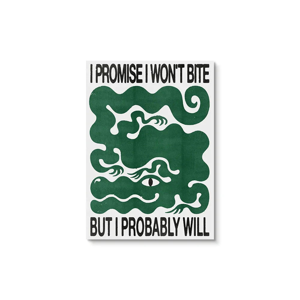 Japan Okinawa Green Willow Tree Canvas Poster | Abstract Wall Art Prints