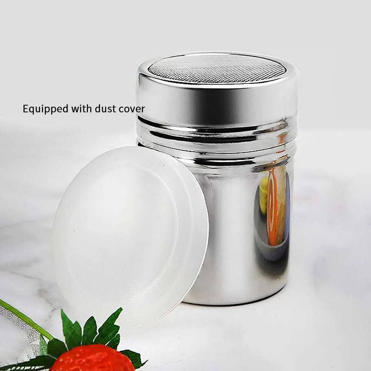 Silver Mesh Tube Spice Shaker | Icing Powder & Cocoa Dusting Sifter