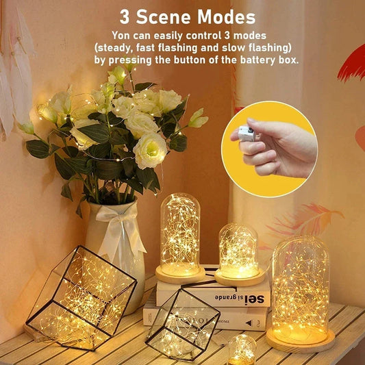 Mini LED Fairy Lights Garland | Christmas, Wedding & New Year Ornament