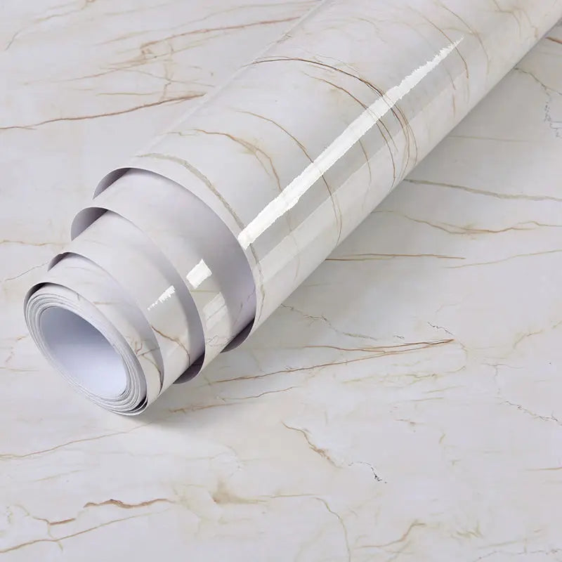 Marble Self-Adhesive Vinyl Film | Waterproof PVC Countertop Wallpaper