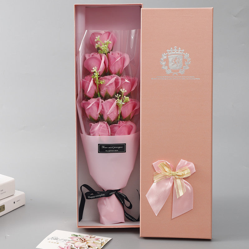 Soap Flower Bouquet | 18 Rose Gift for Thanksgiving, Christmas & Birthdays