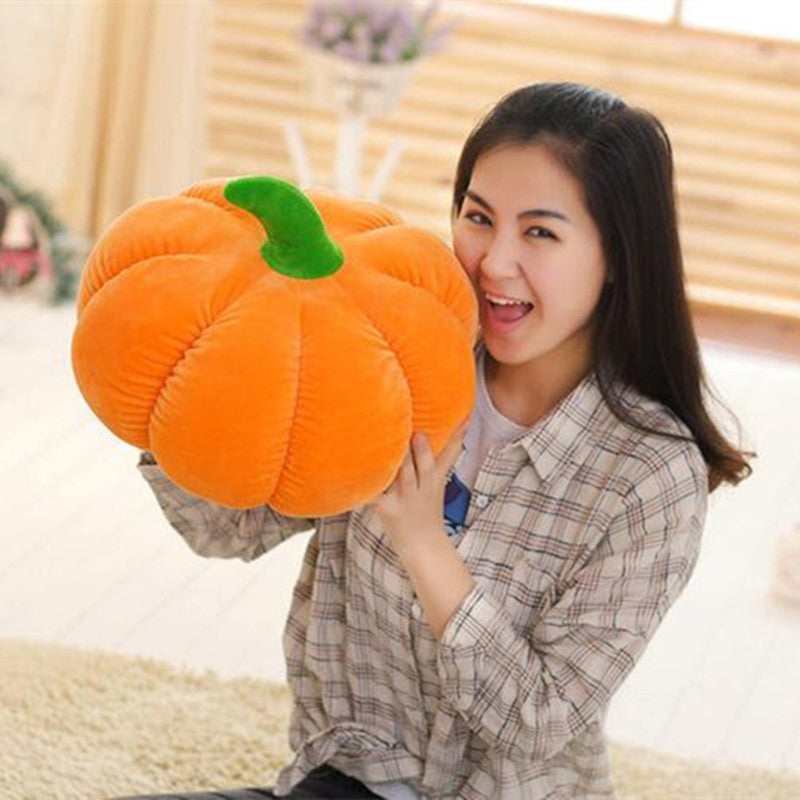 Halloween Pumpkin Plush Cushion | Soft Pillow Toy & Home Decoration