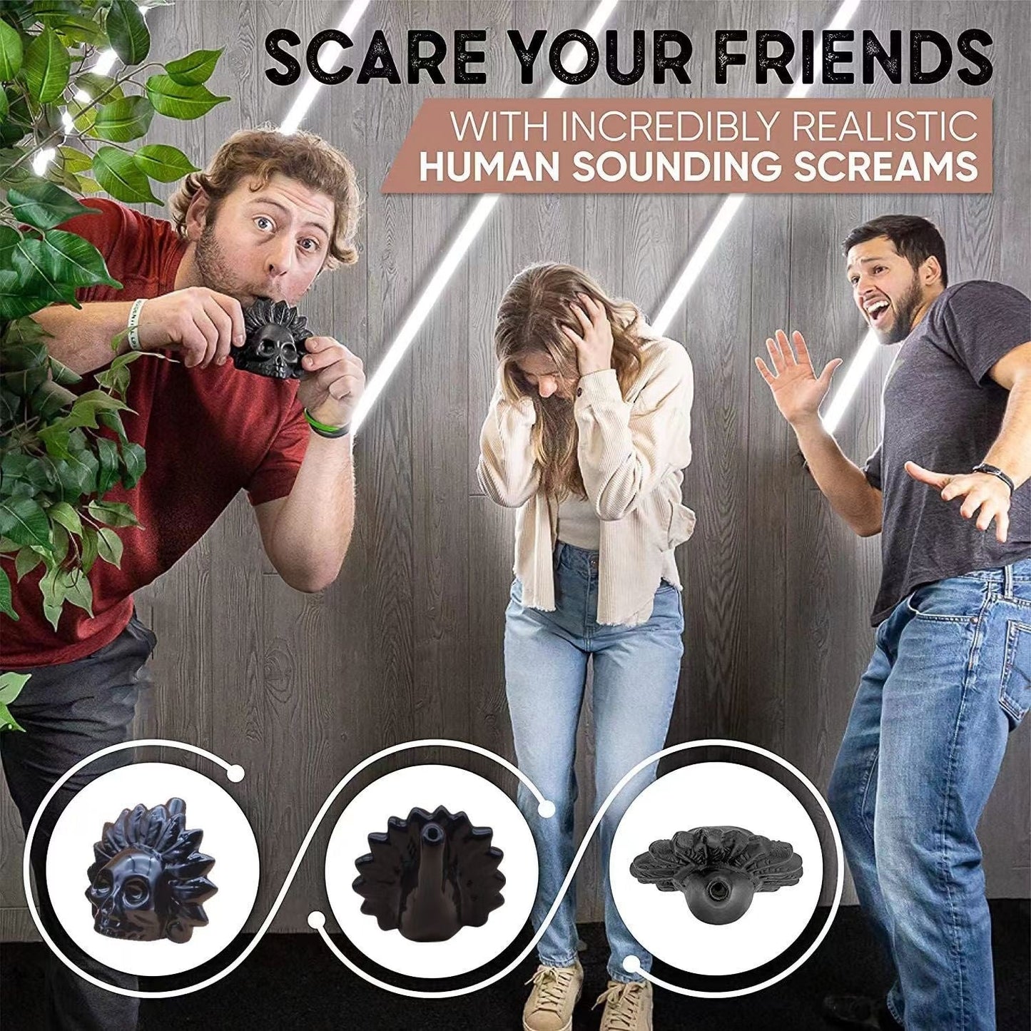 Halloween Skull Death Whistle | Scream Ocarina Musical Accessory