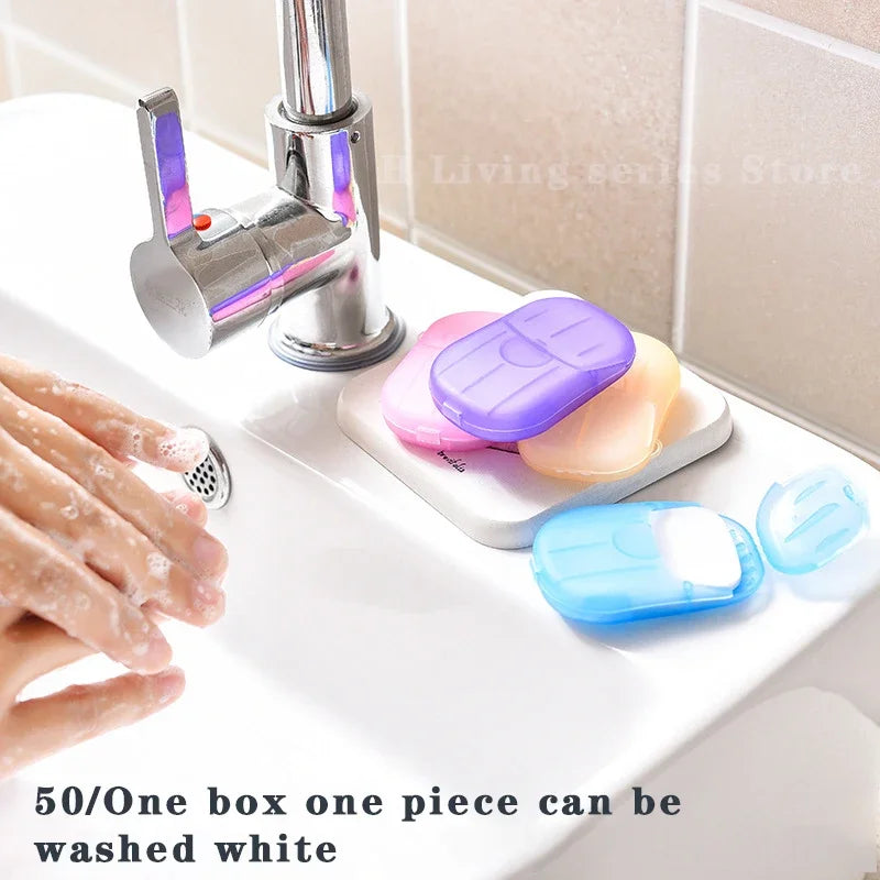 Pocket-Sized Bath Soap Slices | Portable Scented Foaming Hand Soap