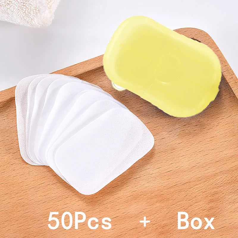Pocket-Sized Bath Soap Slices | Portable Scented Foaming Hand Soap