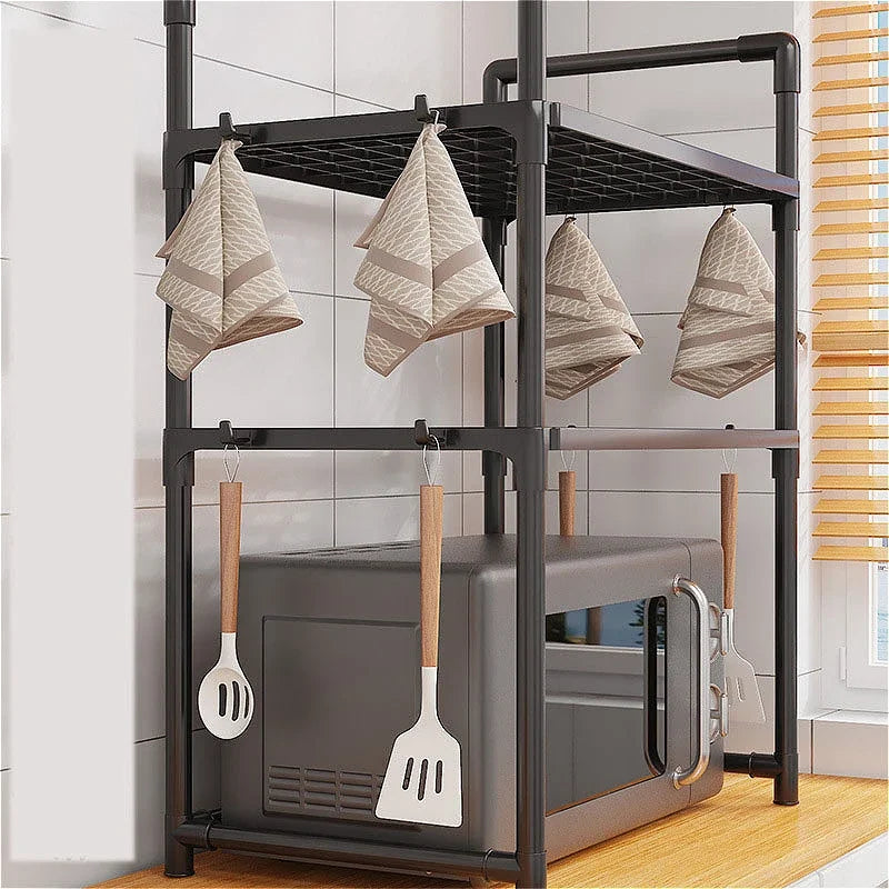Kitchen Accessories Storage Rack | Multi-Layer Countertop Tidying Shelf