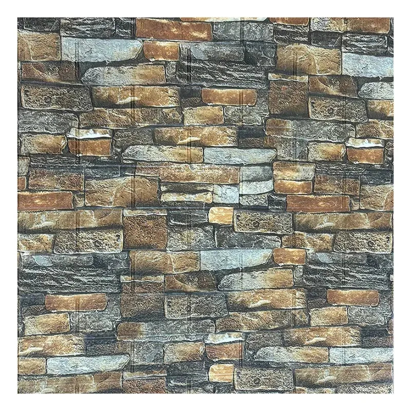 Modern Home Decor 3D Brick Wallpaper | Waterproof Self-Adhesive PVC Foam