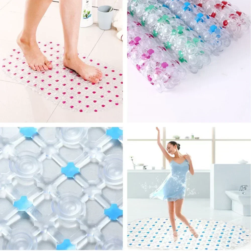 Non-Slip Massage Suction Cup Bath Mat | Household Bathroom Rug