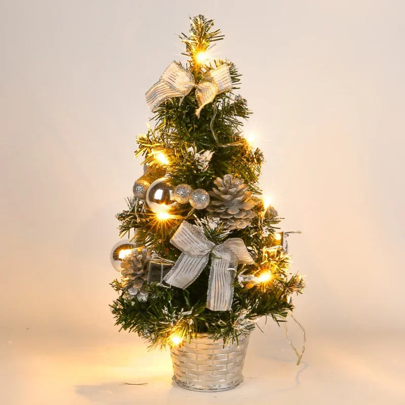 Mini LED Xmas Tree Desktop Decoration | 40CM Nightlight New Year Gift