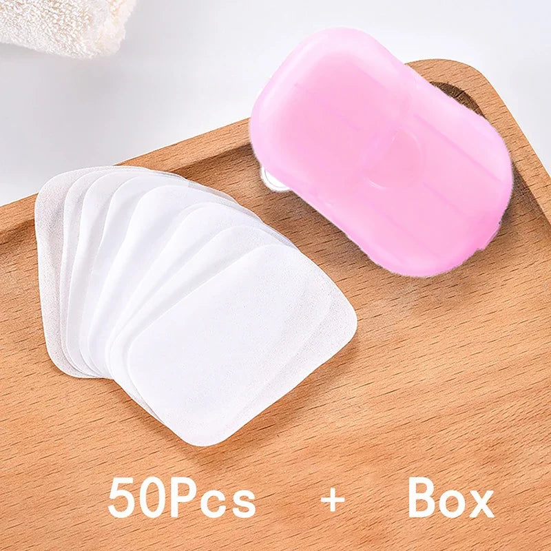 Pocket-Sized Bath Soap Slices | Portable Scented Foaming Hand Soap