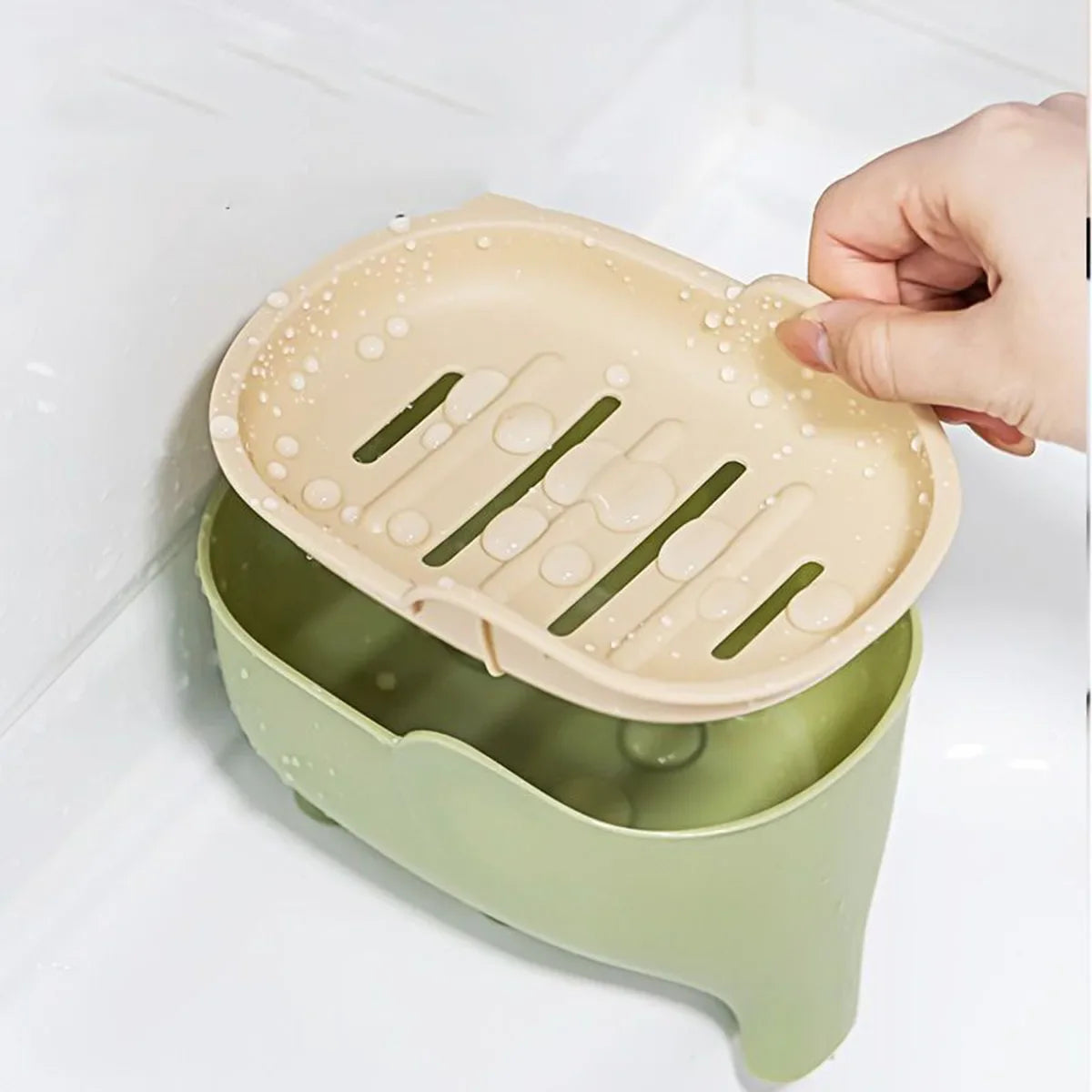 Creative Double-Layer Elephant Soap Holder & Drainer