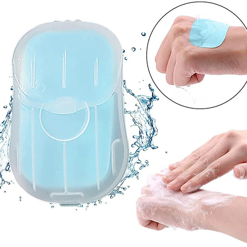 Pocket-Sized Bath Soap Slices | Portable Scented Foaming Hand Soap