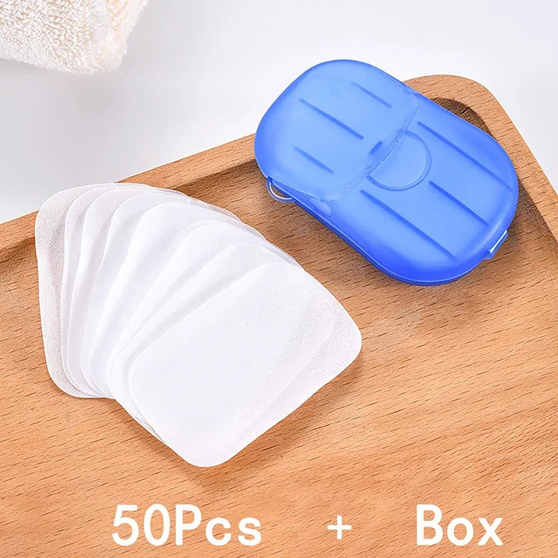 Pocket-Sized Bath Soap Slices | Portable Scented Foaming Hand Soap