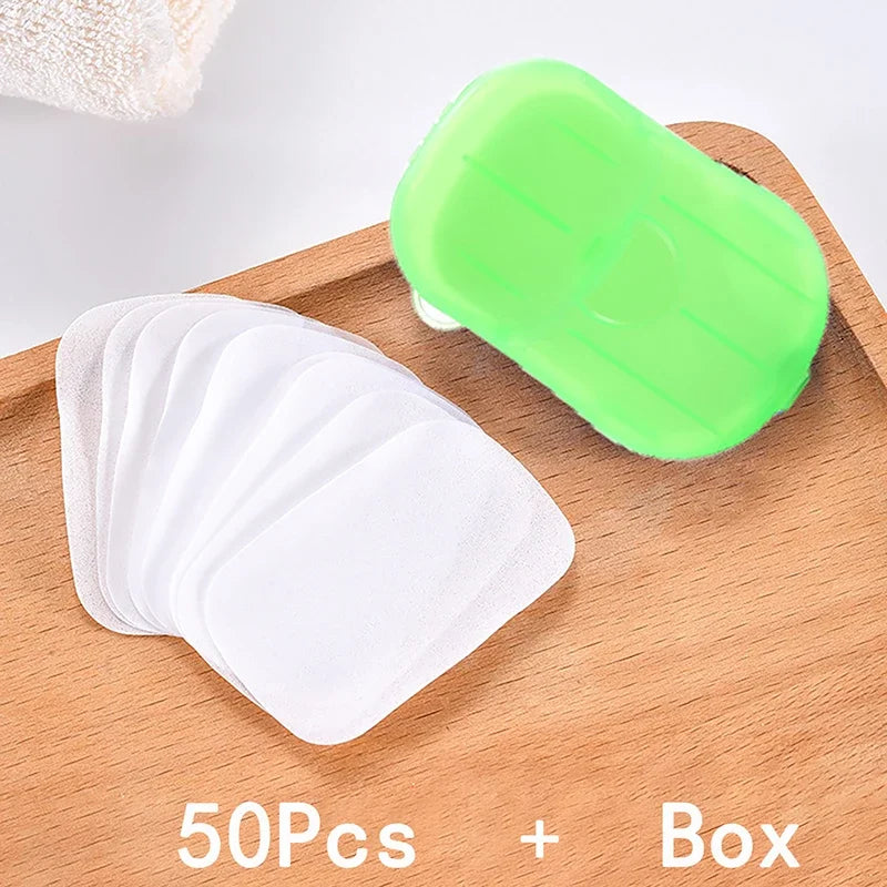 Pocket-Sized Bath Soap Slices | Portable Scented Foaming Hand Soap