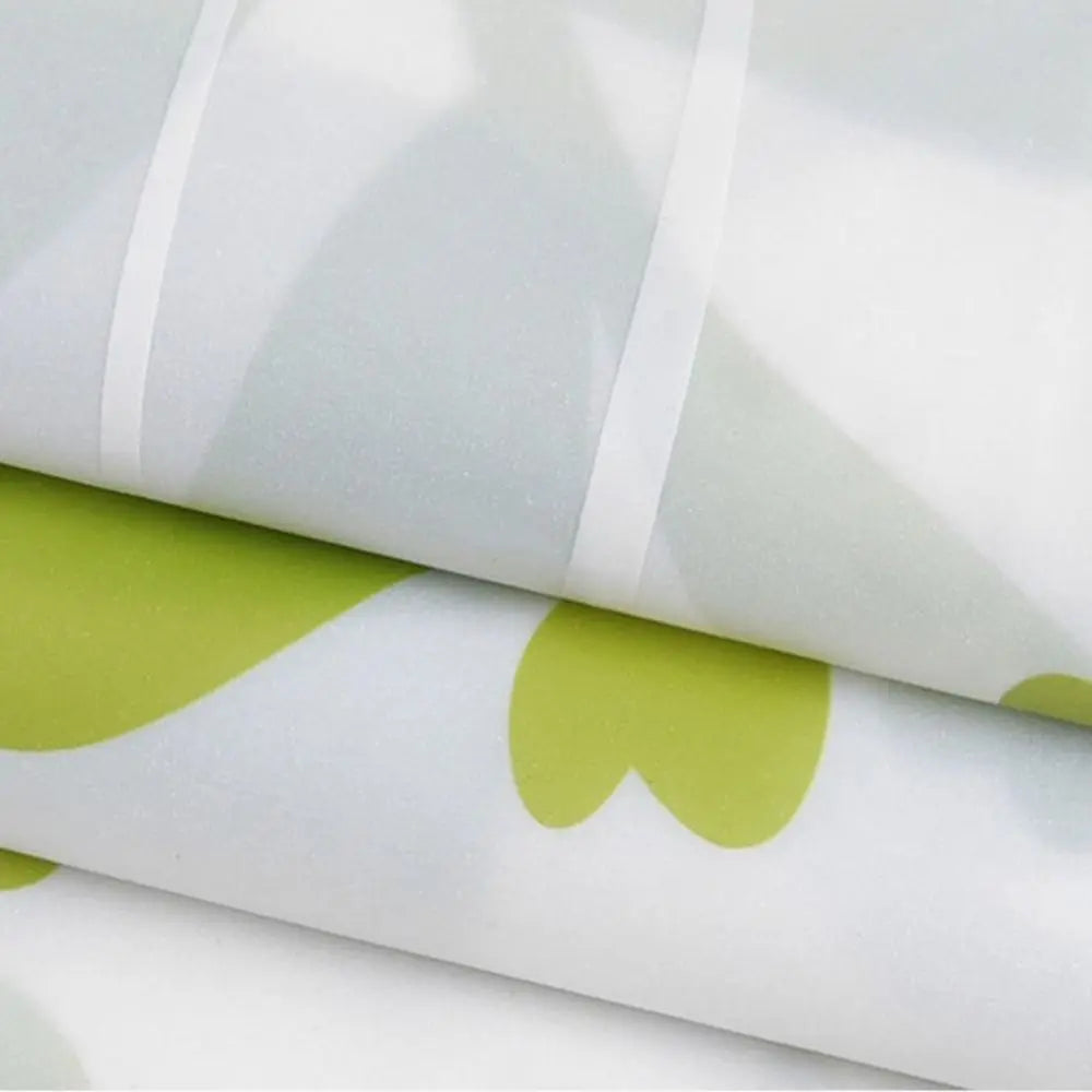 High Quality Mildew Proof Shower Curtain | Thickened Printed PEVA with Hooks