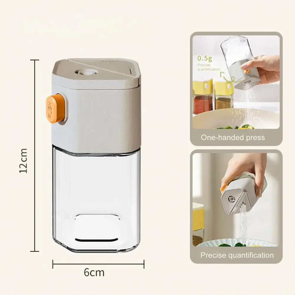 Precise Control Spice Dispenser | Quantitative Salt Shaker for Camping